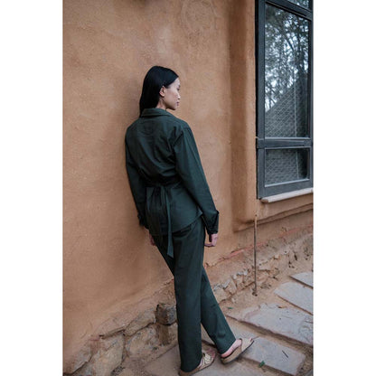 The Terra tribe Olive Sandra Straight Pant