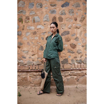 The Terra tribe Olive Arizona Shirt