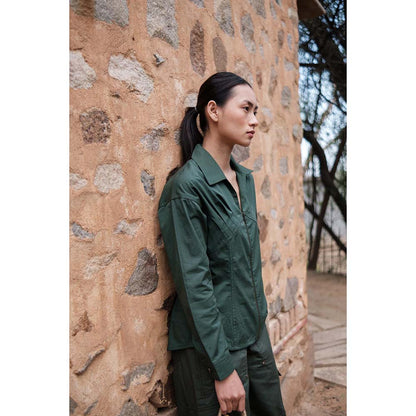 The Terra tribe Olive Arizona Shirt