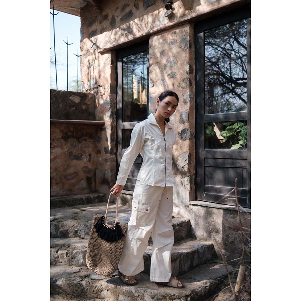 The Terra tribe Off White Arizona Shirt