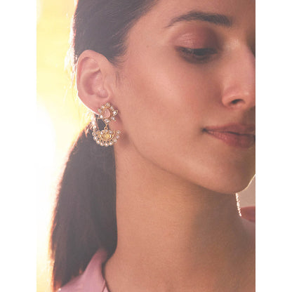 Aulerth Multi-Color Gulmohar Moon Drops by Tribe Amrapali