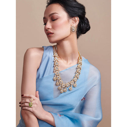 Aulerth White Luna Necklace by Suneet Varma