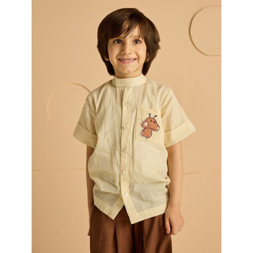 Tilsim by Sagarika Mehrotra Yellow Dodo Shirt and Pant