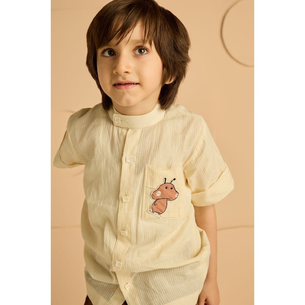 Tilsim by Sagarika Mehrotra Yellow Dodo Shirt and Pant
