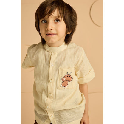Tilsim by Sagarika Mehrotra Yellow Dodo Shirt and Pant