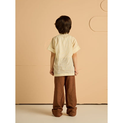 Tilsim by Sagarika Mehrotra Yellow Dodo Shirt and Pant