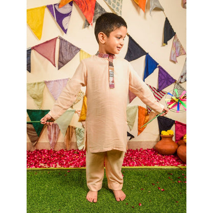 Tilsim by Sagarika Mehrotra Cream Celestial Kurta with Pyjama