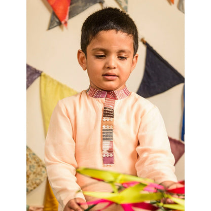 Tilsim by Sagarika Mehrotra Cream Celestial Kurta with Pyjama