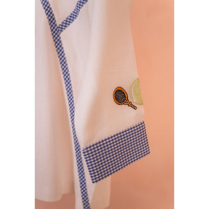 Tilsim by Sagarika Mehrotra Tennis Club White Checks Shirt
