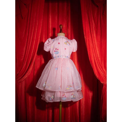 Tilsim by Sagarika Mehrotra Unicorn Pink Embellished Dress