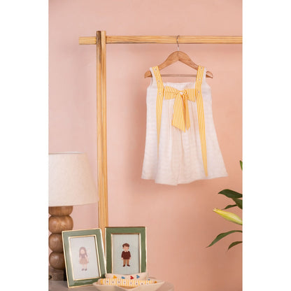 Tilsim by Sagarika Mehrotra White Daisy Delight Dress