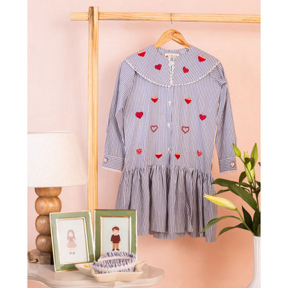 Tilsim by Sagarika Mehrotra Blue Loveberry Dress