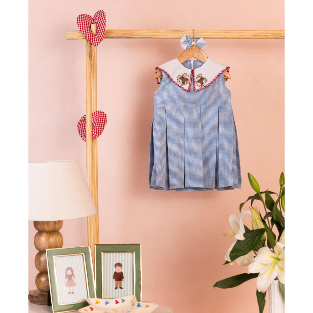 Tilsim by Sagarika Mehrotra Bear Blues Hugs Dress