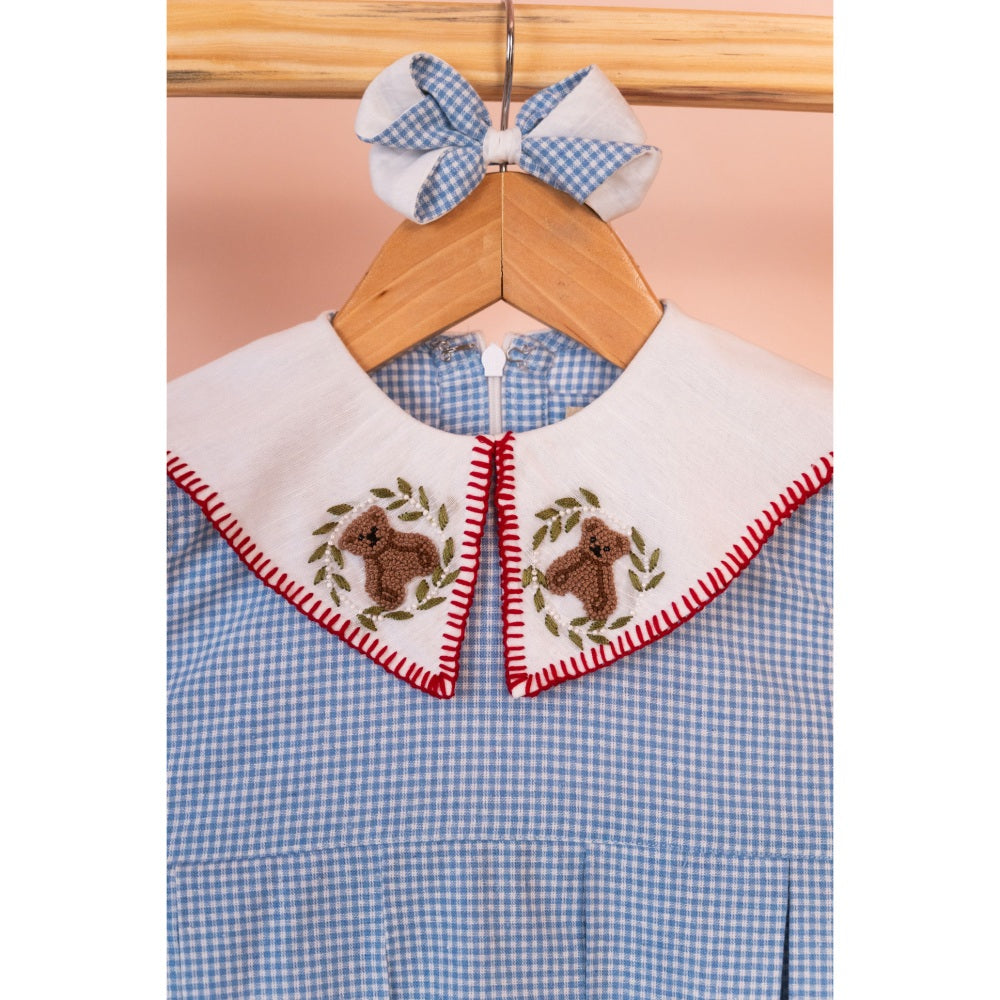 Tilsim by Sagarika Mehrotra Bear Blues Hugs Dress