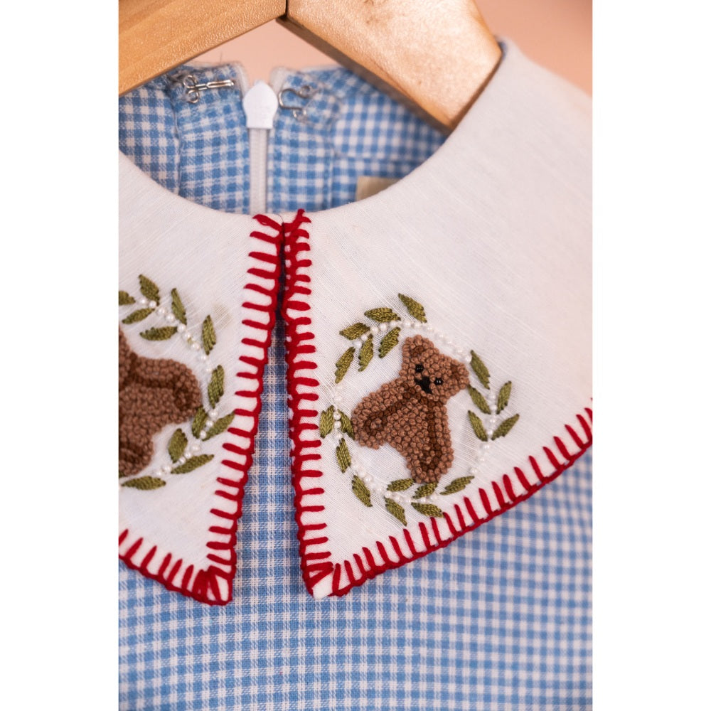 Tilsim by Sagarika Mehrotra Bear Blues Hugs Dress