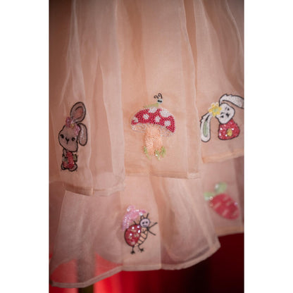 Tilsim by Sagarika Mehrotra Peachy Bow Dress