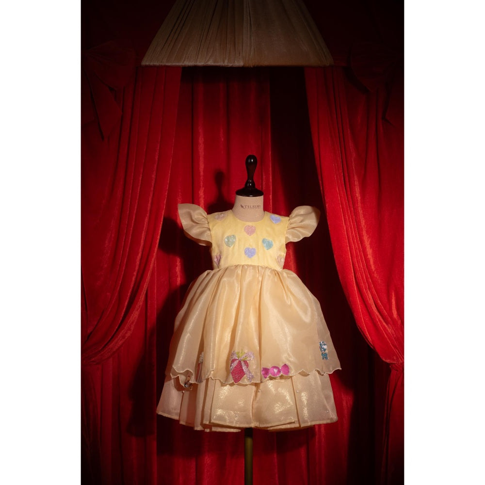 Tilsim by Sagarika Mehrotra Honey Hearts Delight Dress