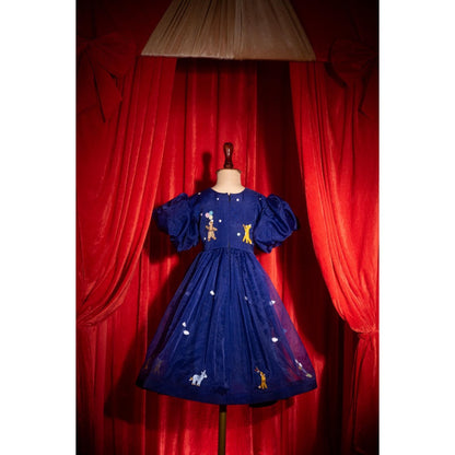 Tilsim by Sagarika Mehrotra Blueberry Balloon Dress