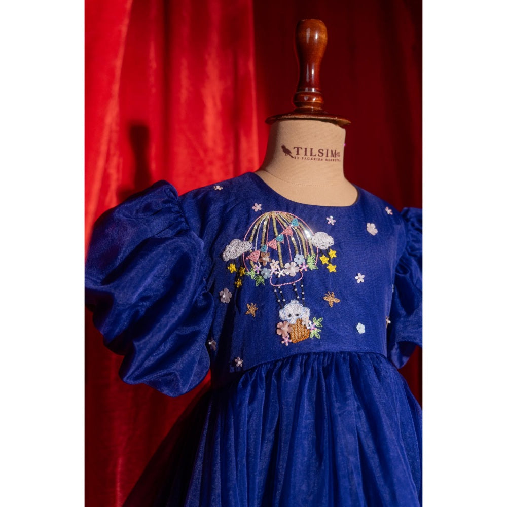 Tilsim by Sagarika Mehrotra Blueberry Balloon Dress