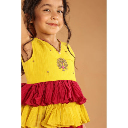 Tilsim by Sagarika Mehrotra Mogra Tales Top With Dhoti Pant