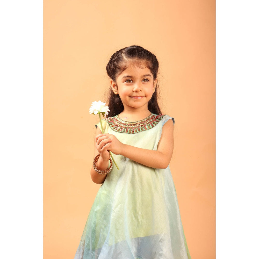 Tilsim by Sagarika Mehrotra Gulbahaar Kurta With Slip And Pant