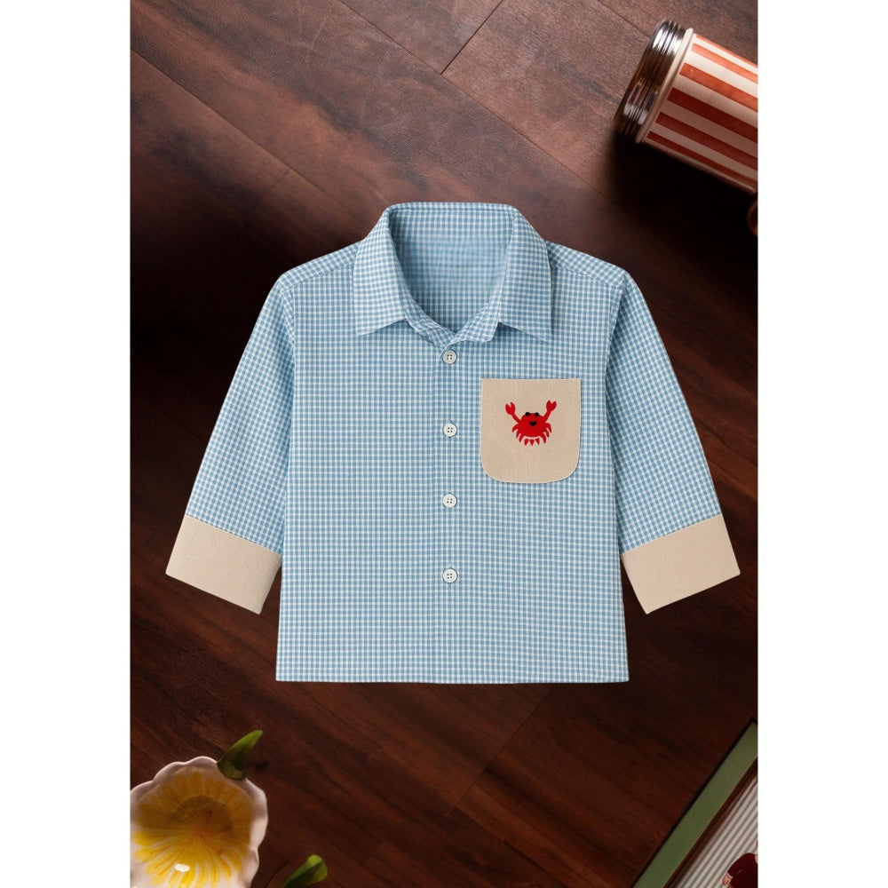 Tilsim by Sagarika Mehrotra Blue Bat Crab Shirt