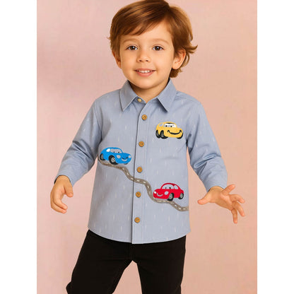 Tilsim by Sagarika Mehrotra Boy Turbo Drive Shirt