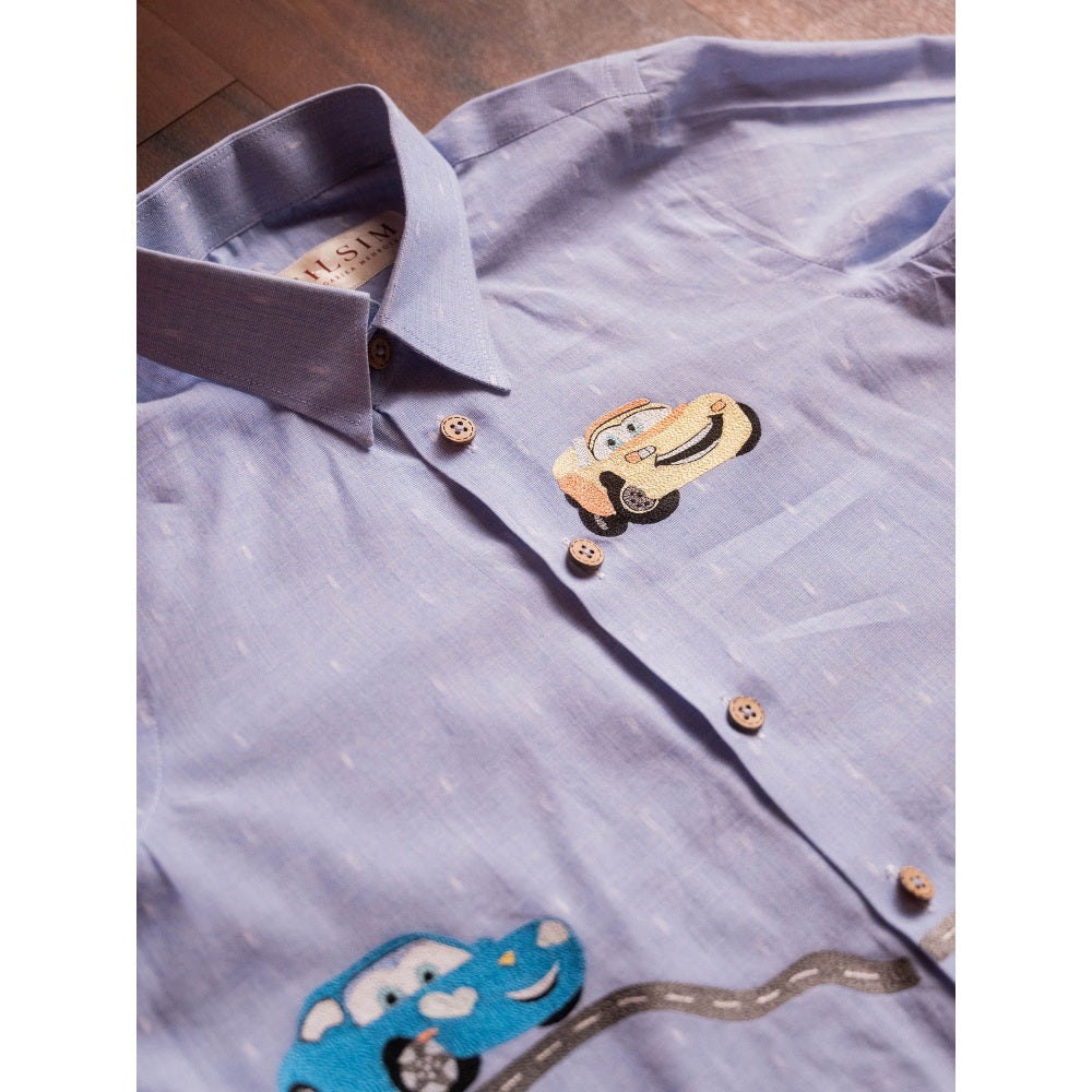 Tilsim by Sagarika Mehrotra Boy Turbo Drive Shirt