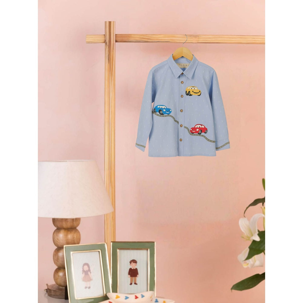 Tilsim by Sagarika Mehrotra Boy Turbo Drive Shirt