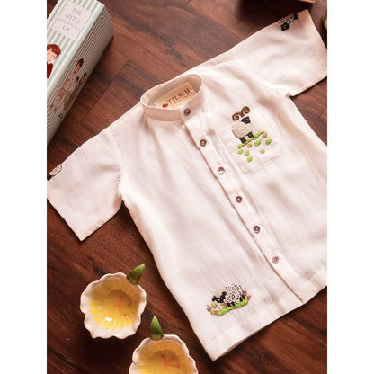 Tilsim by Sagarika Mehrotra Boy Baa-Baa Style Shirt