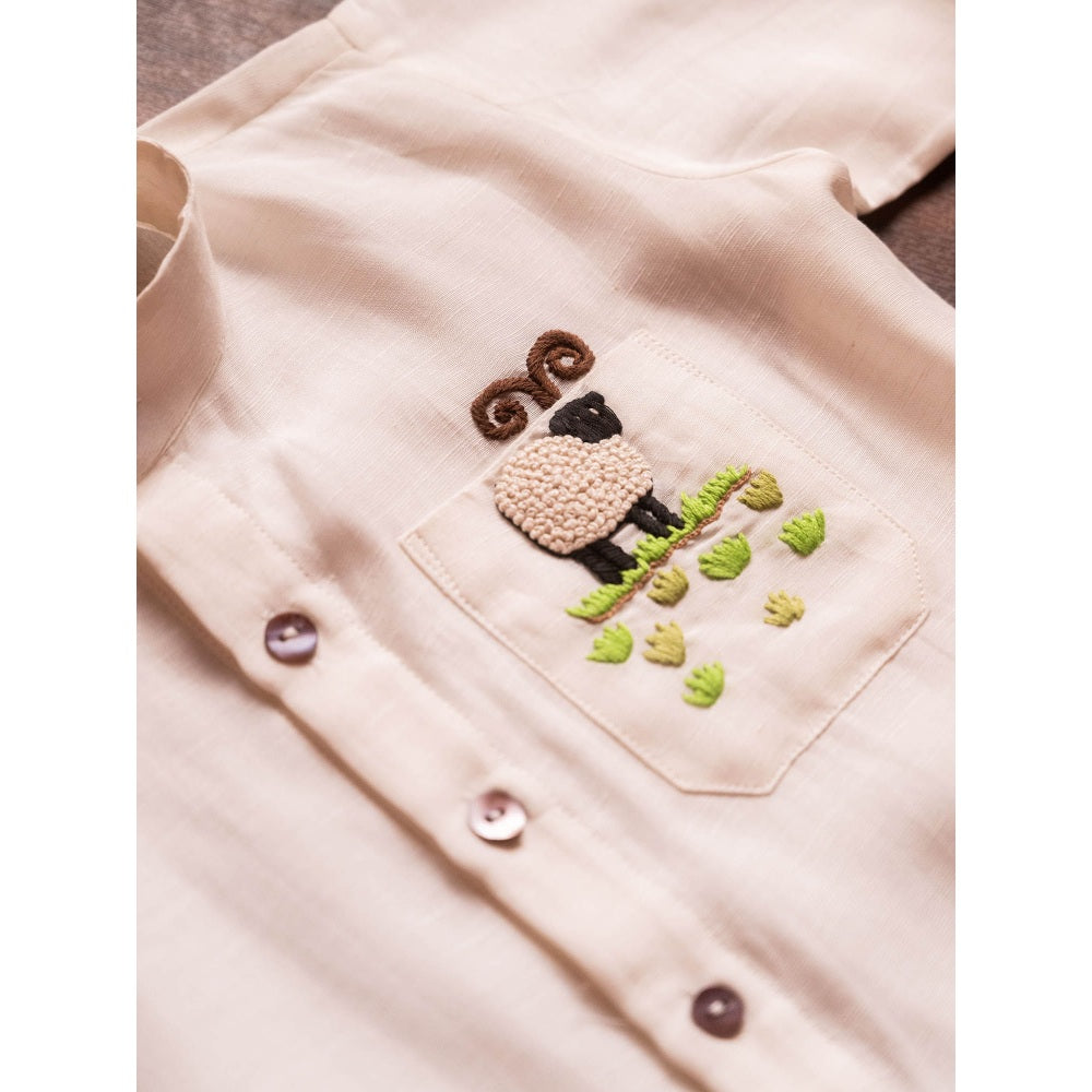 Tilsim by Sagarika Mehrotra Boy Baa-Baa Style Shirt