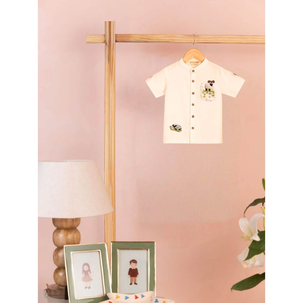 Tilsim by Sagarika Mehrotra Boy Baa-Baa Style Shirt
