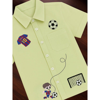 Tilsim by Sagarika Mehrotra Boy Football Fever Shirt