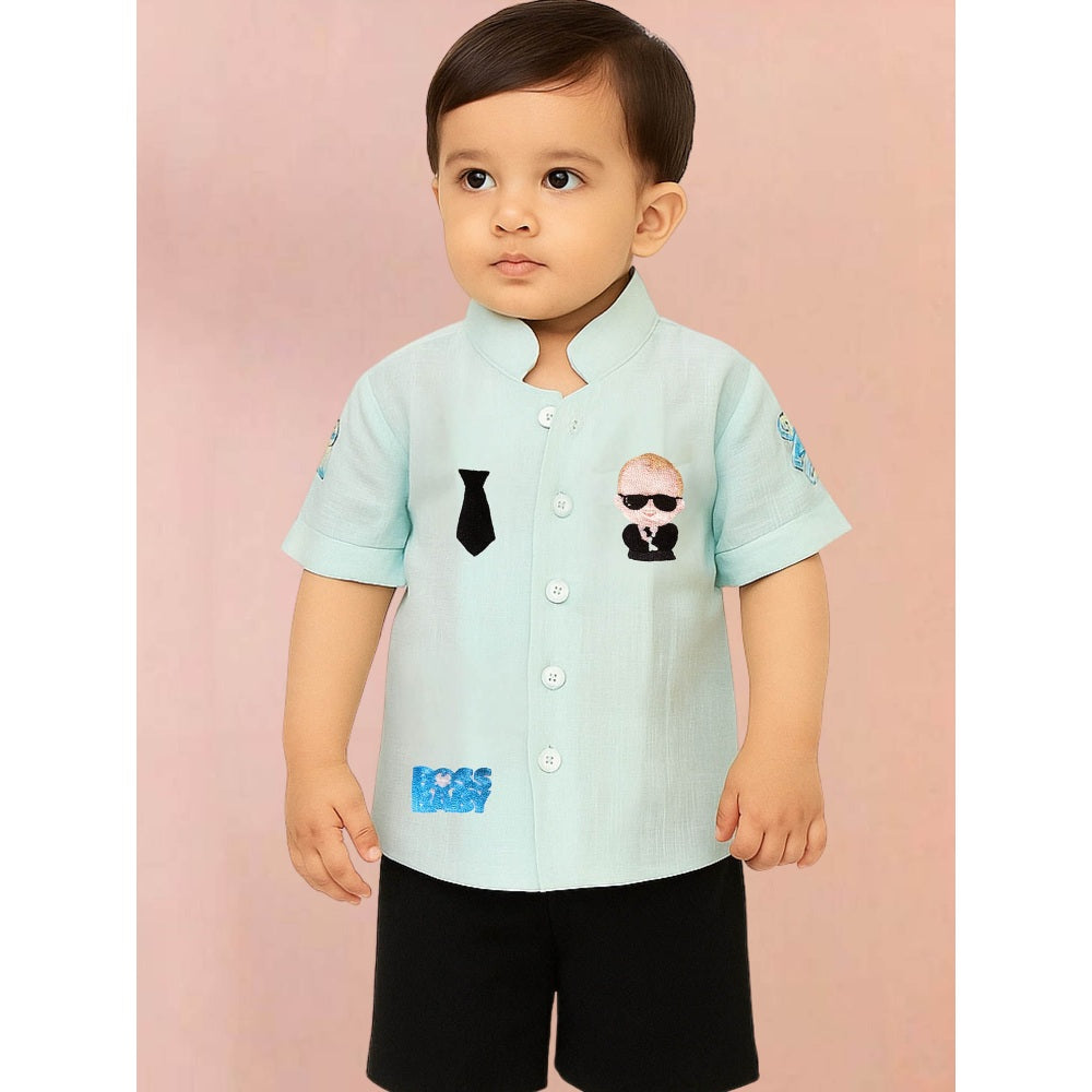 Tilsim by Sagarika Mehrotra Boy Boss Baby Shirt