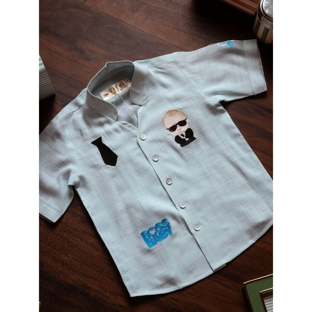 Tilsim by Sagarika Mehrotra Boy Boss Baby Shirt