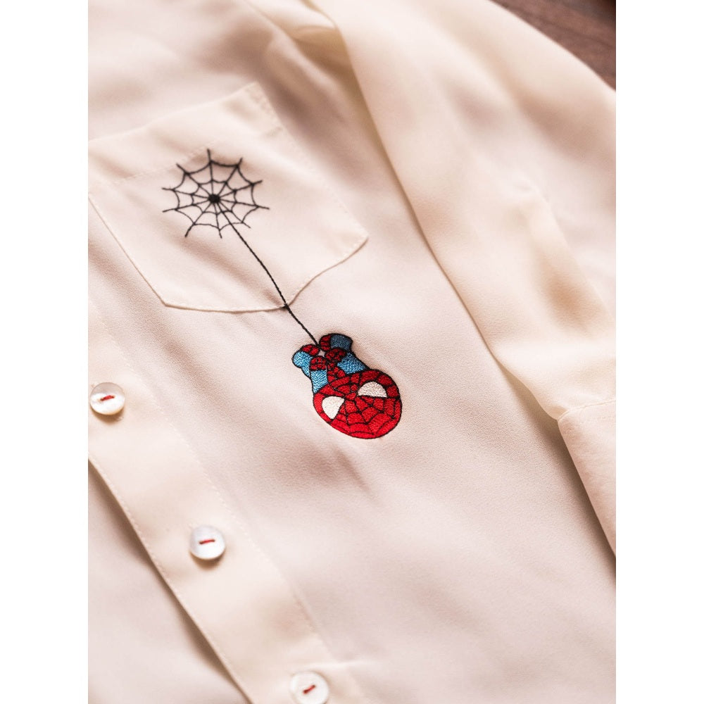 Tilsim by Sagarika Mehrotra Boy Spiderman Shirt