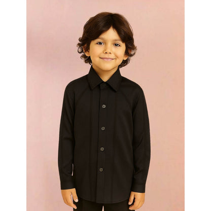 Tilsim by Sagarika Mehrotra Boy Timeless Black Shirt