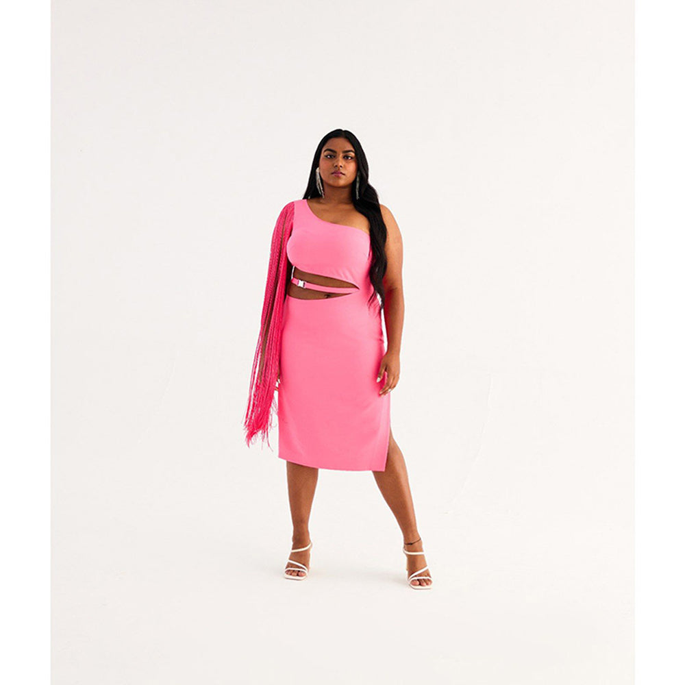 TISHARTH BY SHIVANI Waist Cutout Dress