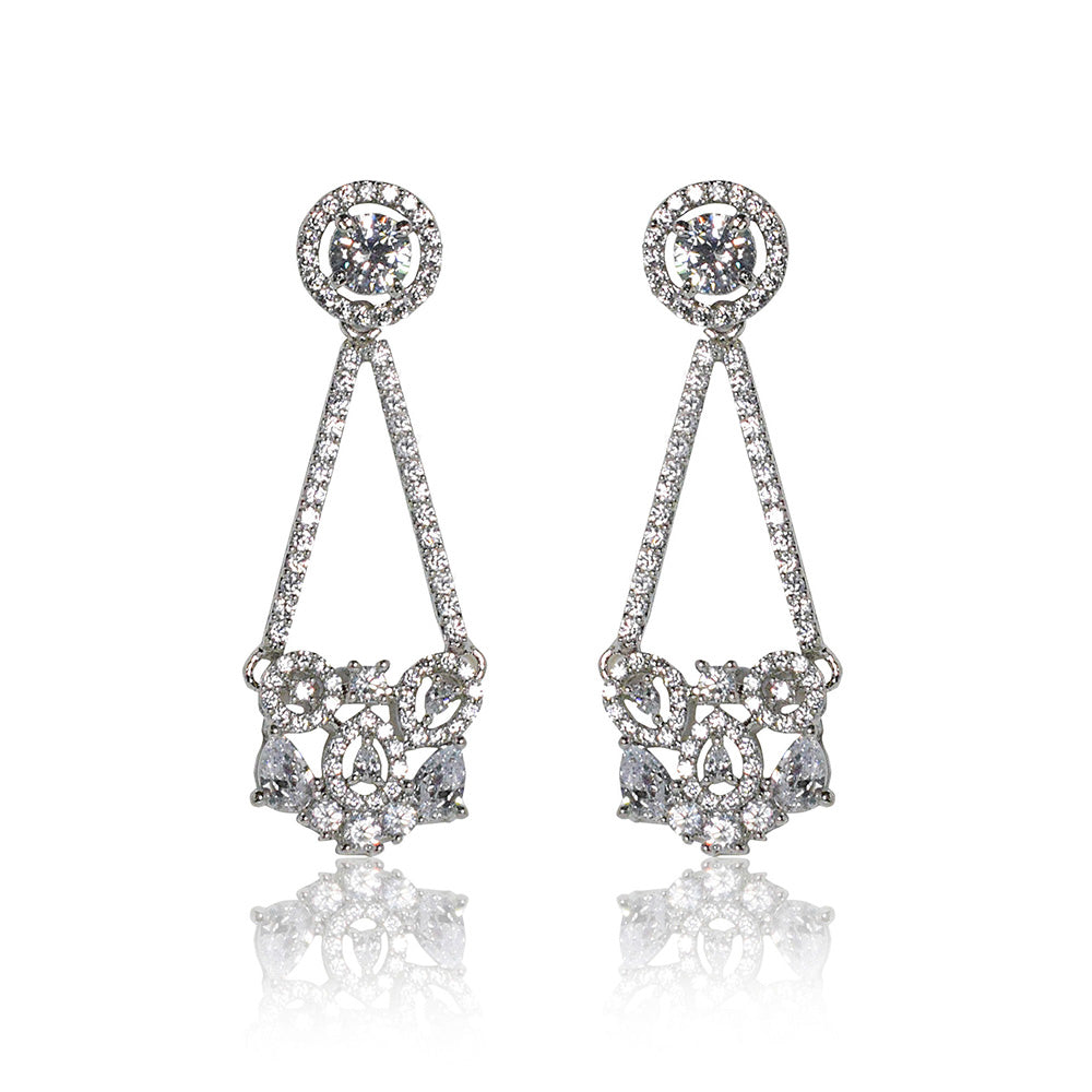 TIZORA Elegant Quaint Diamond Earrings