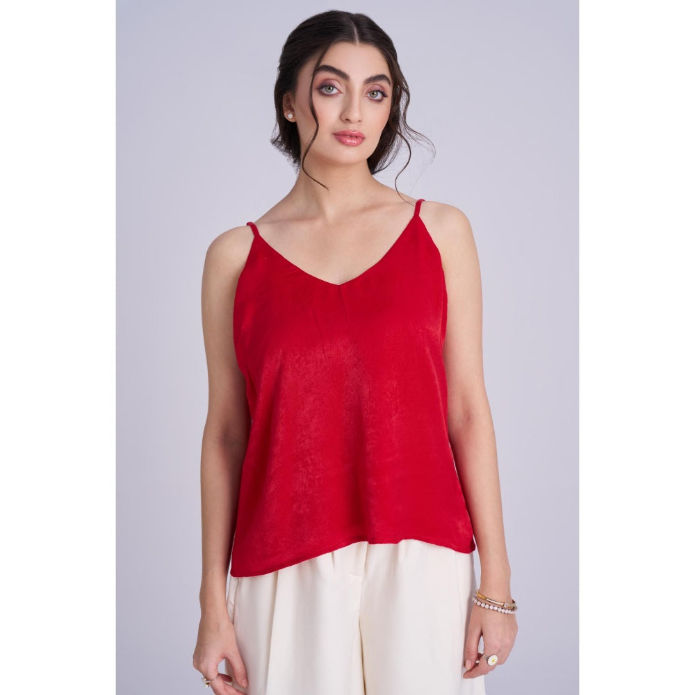 Torsha Red Tank Top