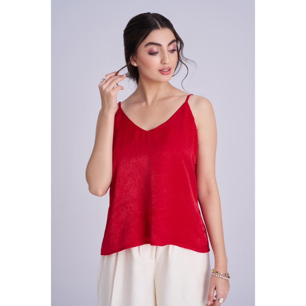 Torsha Red Tank Top