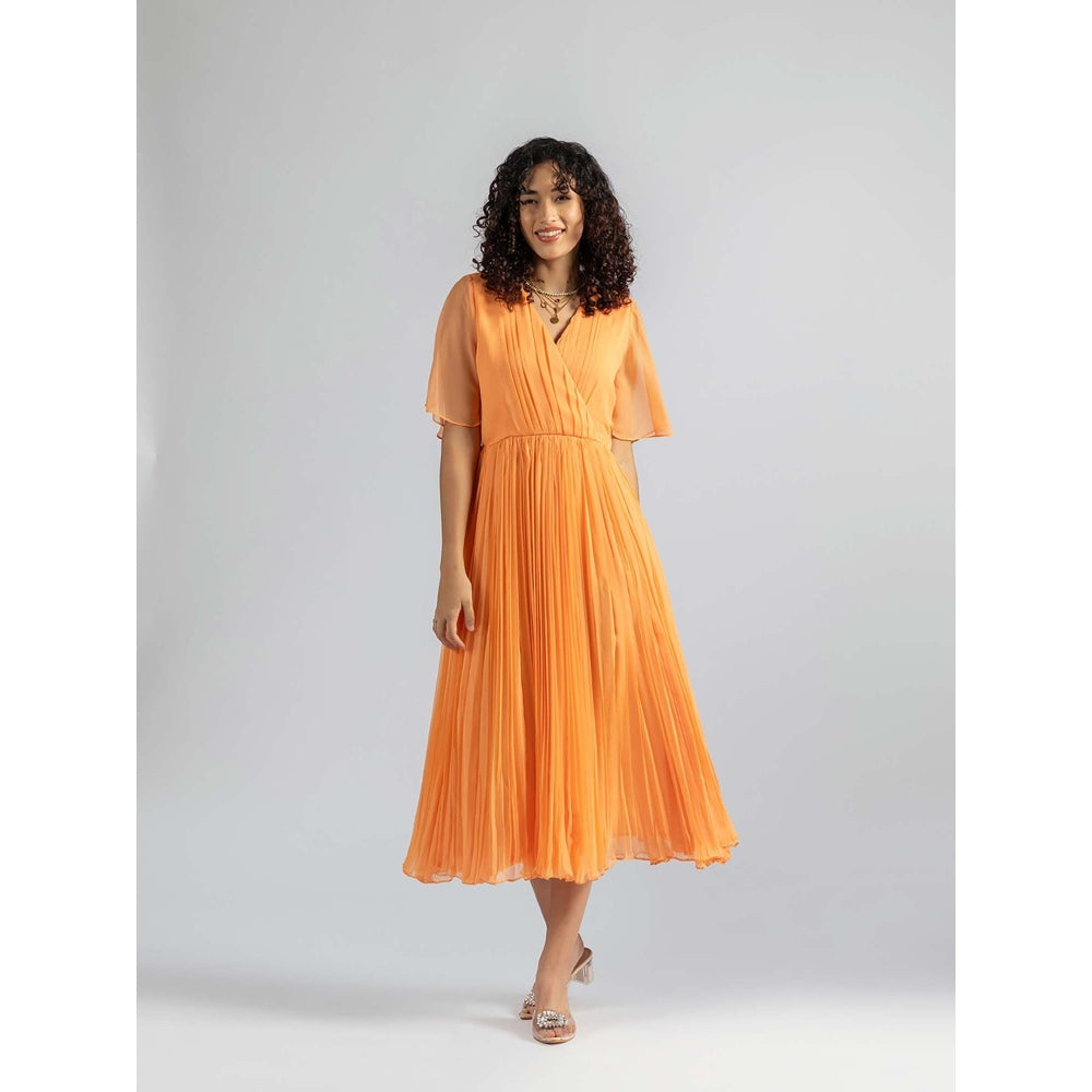Torsha Orange Blush Breeze Dress