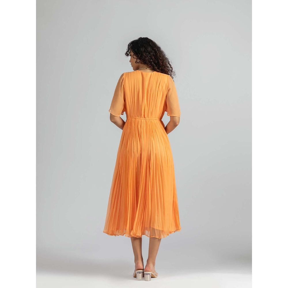 Torsha Orange Blush Breeze Dress