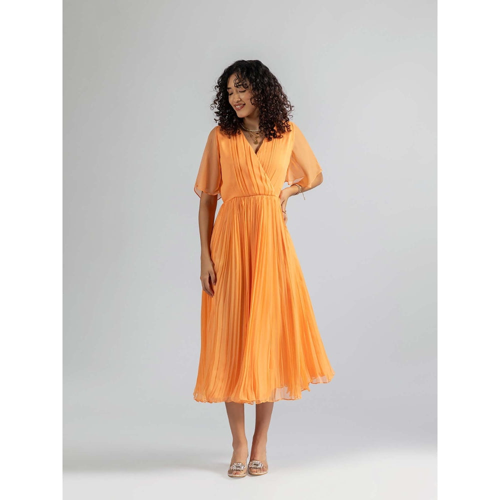 Torsha Orange Blush Breeze Dress