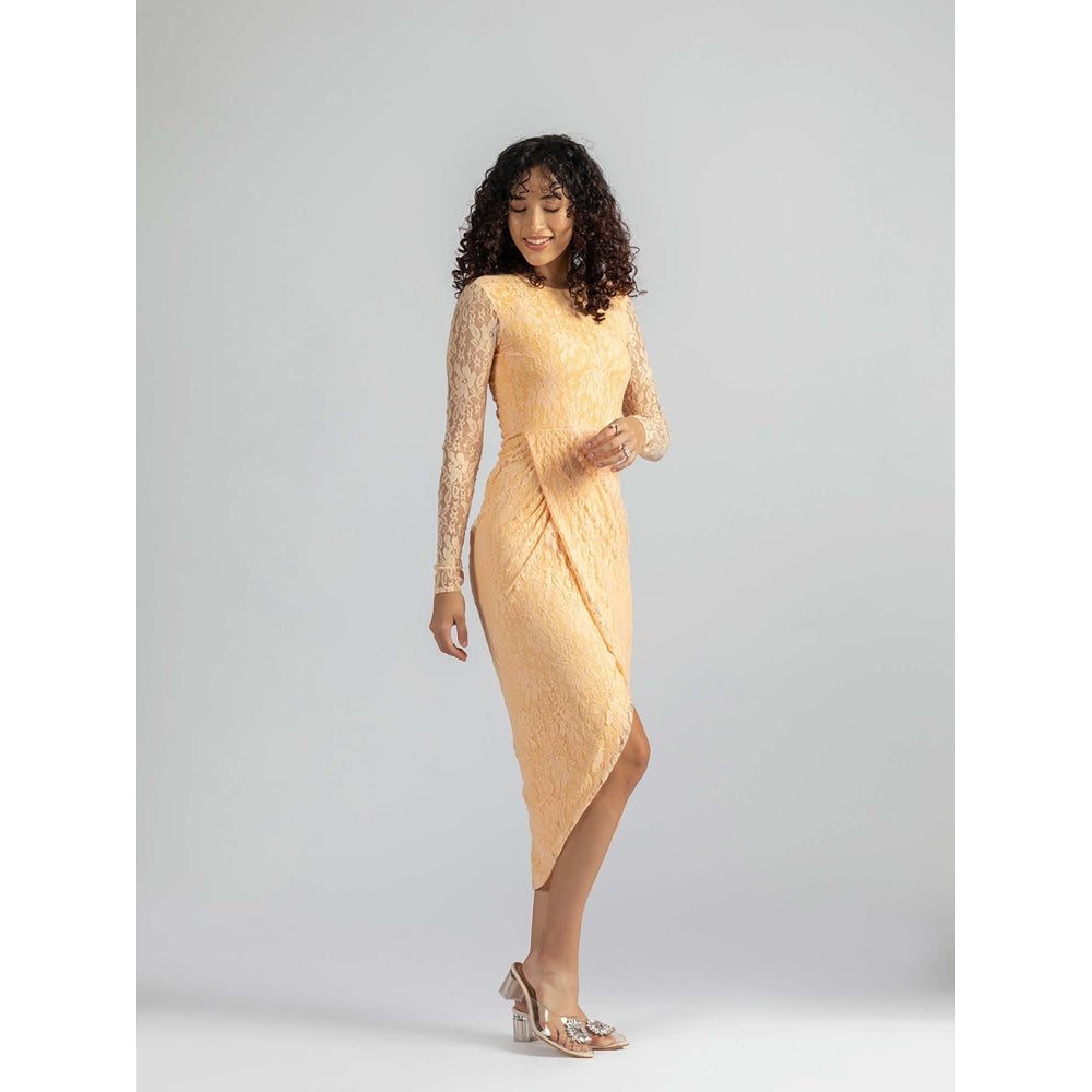 Torsha Orange Citrus Curve Dress
