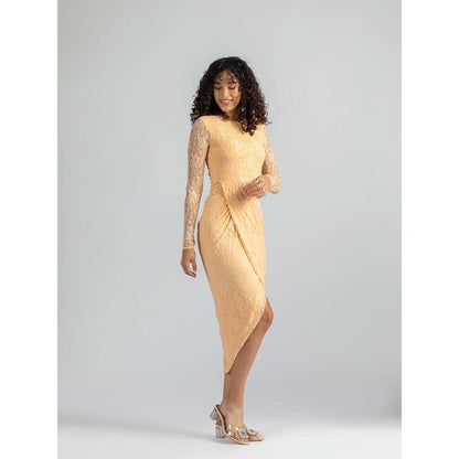Torsha Orange Citrus Curve Dress