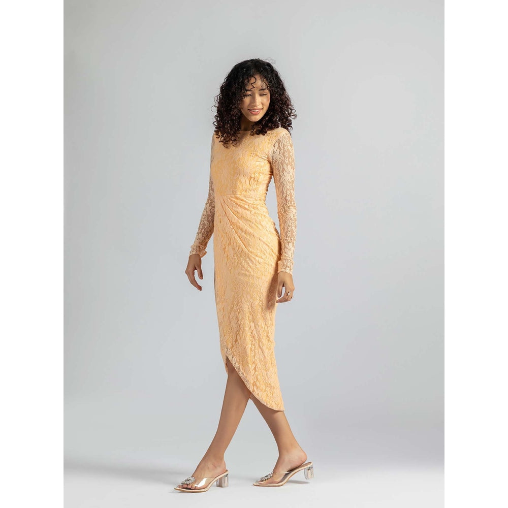 Torsha Orange Citrus Curve Dress