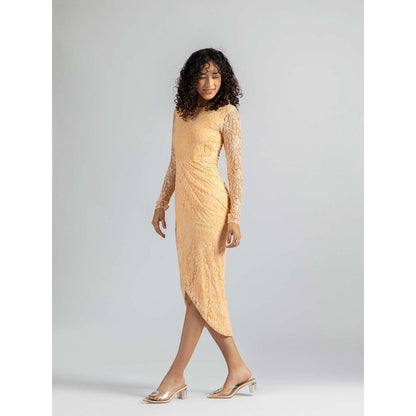 Torsha Orange Citrus Curve Dress
