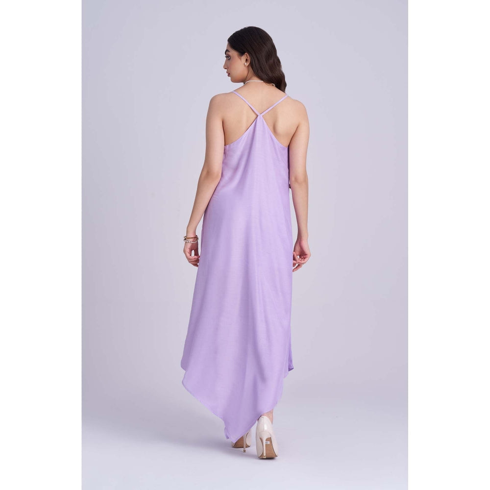 Torsha Lavender Luxe Midi Dress