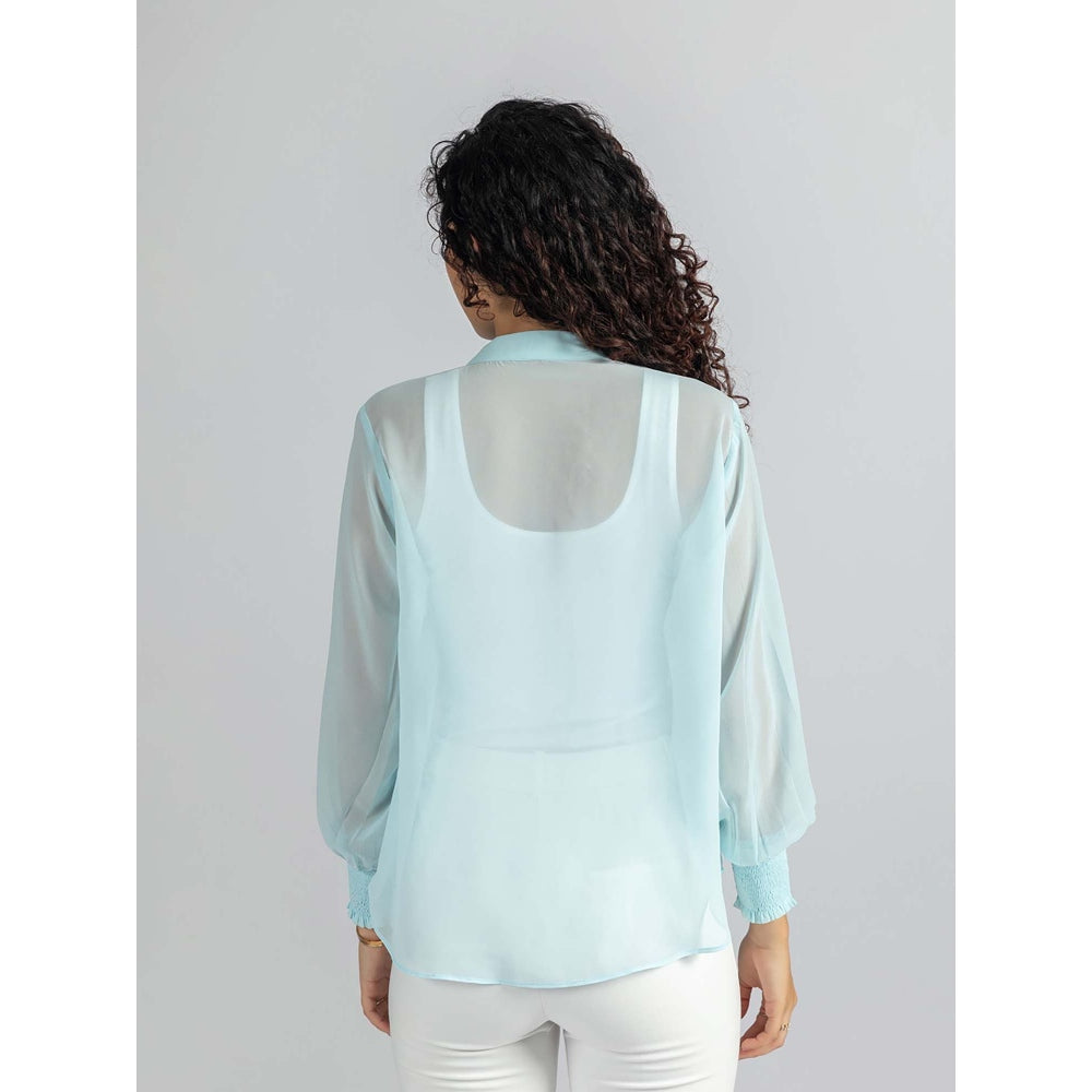 Torsha Blue Blossom Shirt